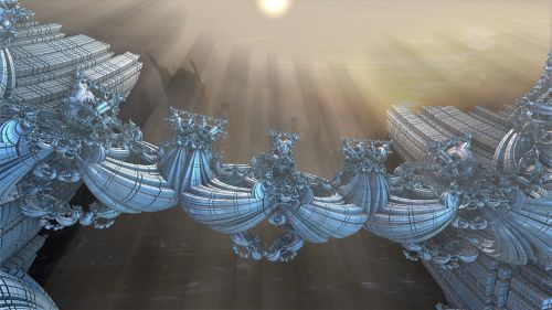 mandelbulb fractal sci-fi