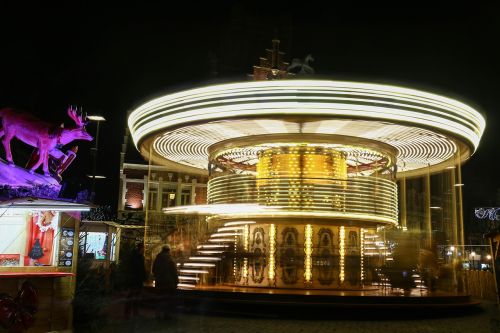 manege night christmas market