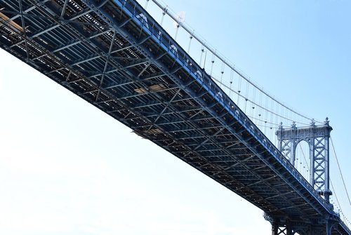 manhattan bridge  new york  bridge