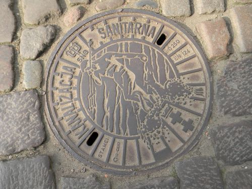 manhole sewerage way