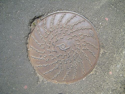 manhole cover gully