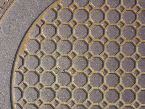 manhole cover cast iron octagons