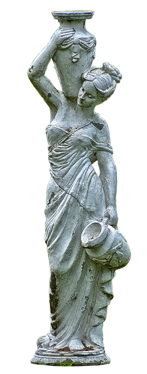 manneken  woman  amphora