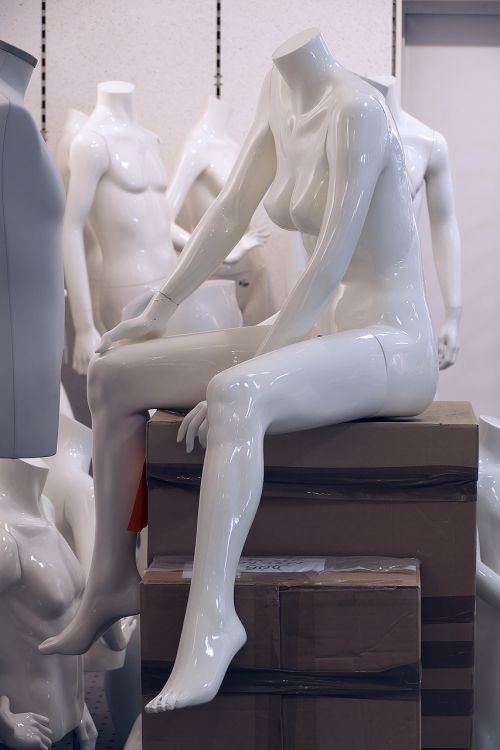mannequin sitting display dummy