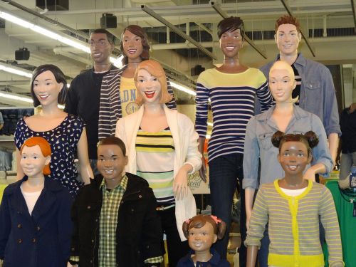 mannequins mall dummies
