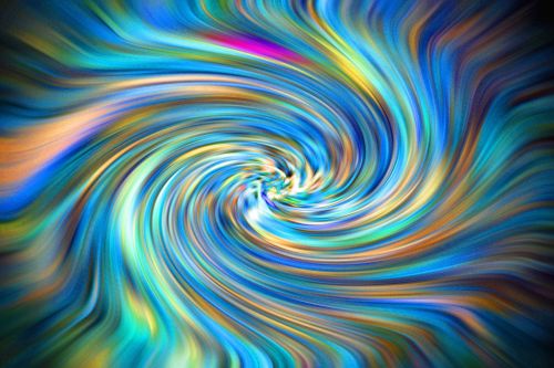 Many Colours In A Swirl