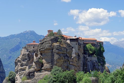 many monasteries  varlaam monastery  monastery greece