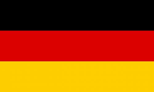 map germany flag