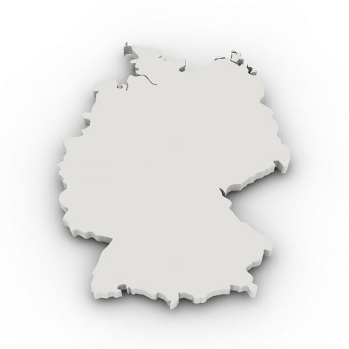 map germany flag