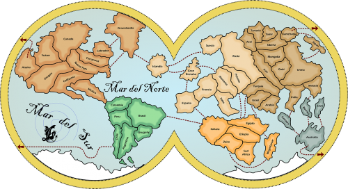 map earth continents