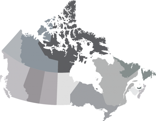 map canada provinces