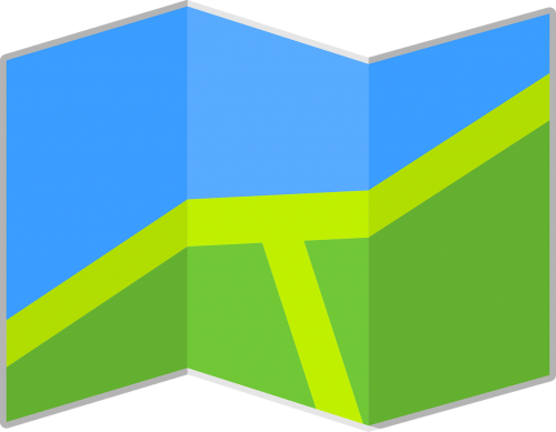 map isometric design