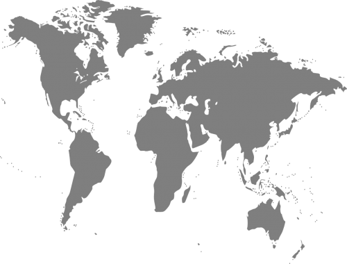 map world rotated