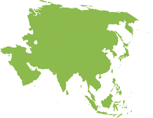 map asia continent