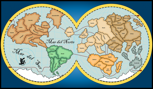 map world continents