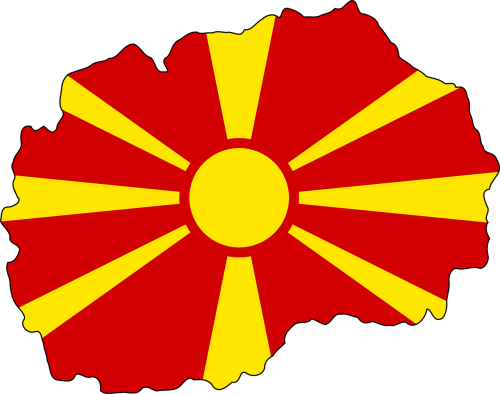 map flag macedonia