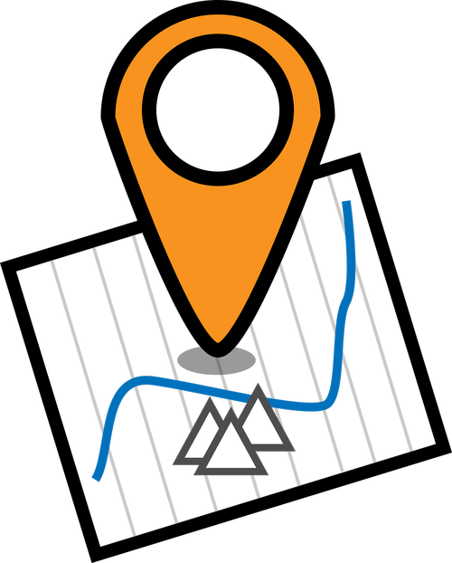 map  icon  graphic