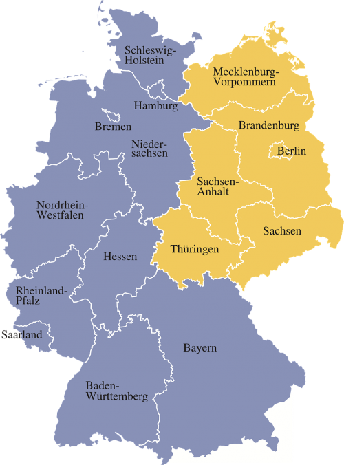 map germany regions