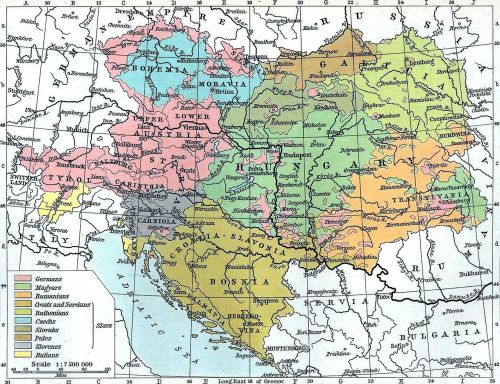 map austria hungary