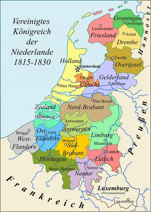 map netherlands kingdom