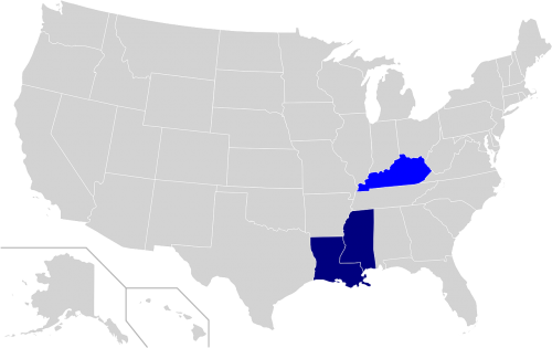 map united states