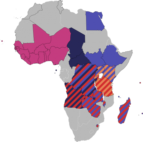 map africa political