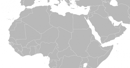 map arab league