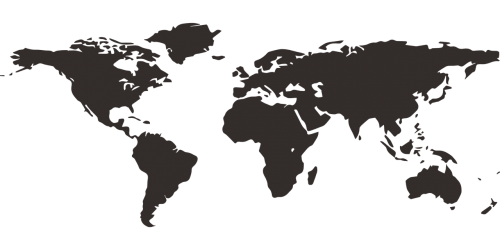 map of the world international global