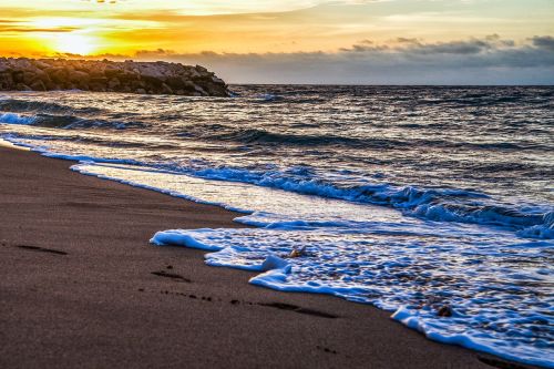 mar sunset beach