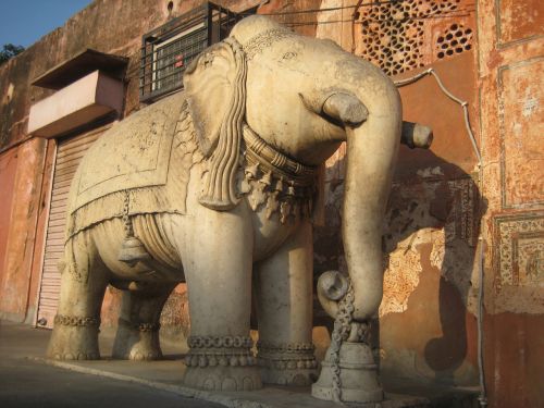 marble elephant heritage sculpture