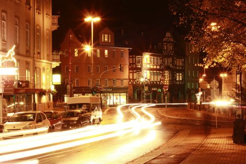 marburg city night photograph