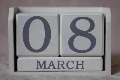march 8 women's day calendar