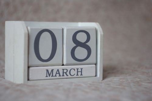 march 8 women's day calendar