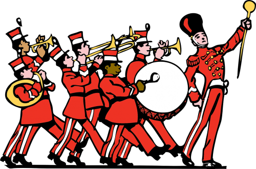 marching band uniform instrument