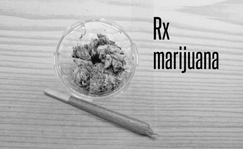 Marijuana Rx Black And White