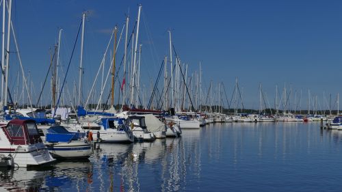 marina sailing boat water