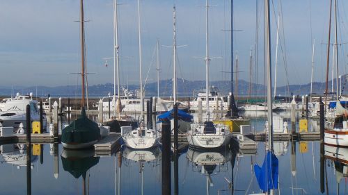marina sailboats vessels