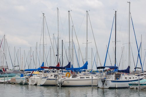 marina  sailboats  sailing