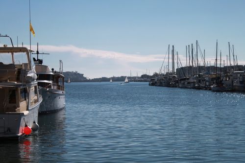 marina boat sailing