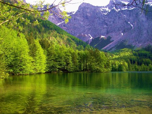 maritime alps bergsee landscape