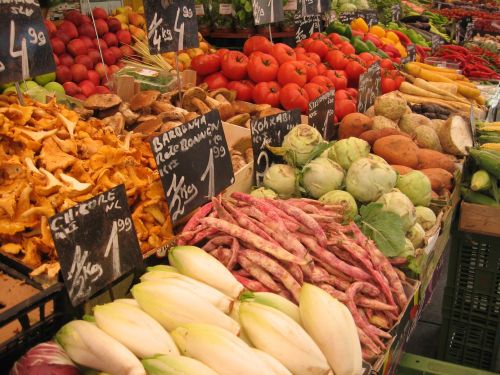 market vegetables market stall