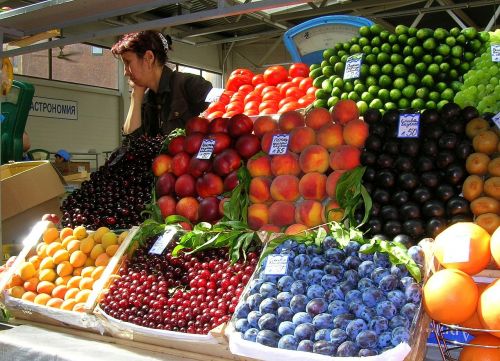 market fruit mixed fruit