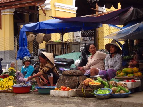 market women vietnam