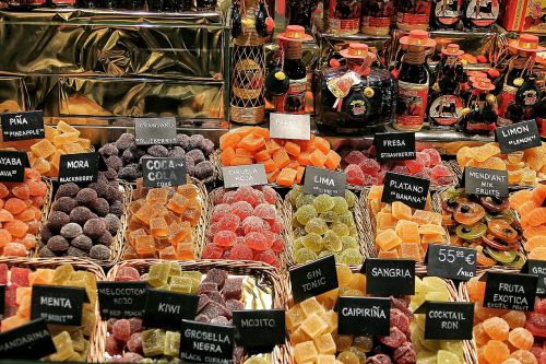 market fruit the boqueria
