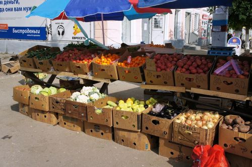 market fruit trade