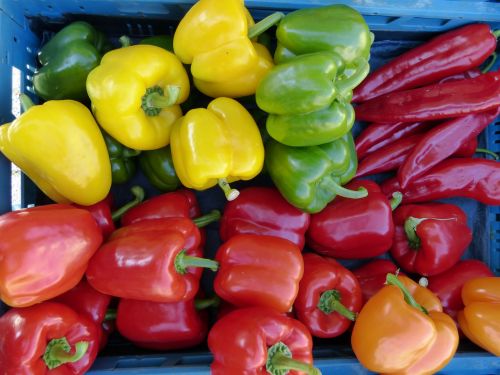 market paprika vegetables