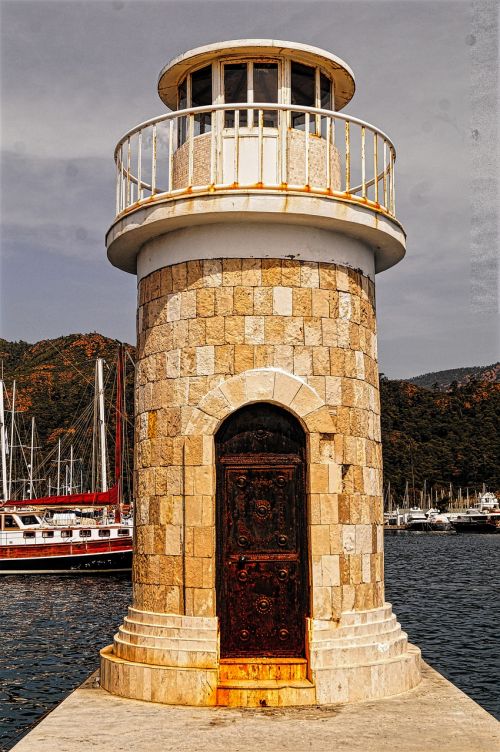 marmaris marine lighthouse