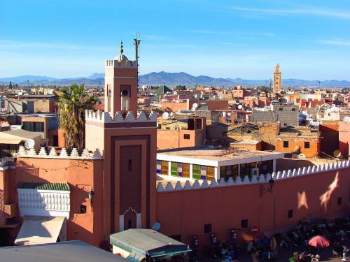 marrakech morocco mosque