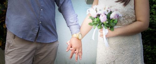 marriage grooms bouquet