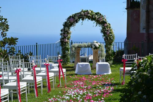 marriage arc flowers